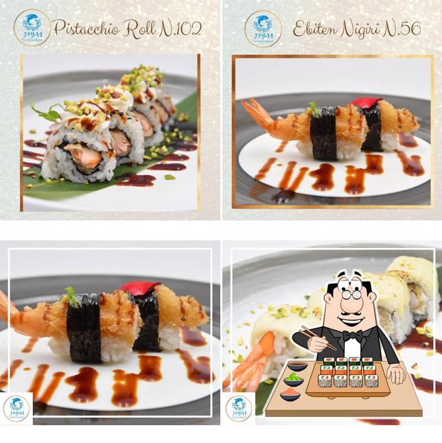 Scegli le diverse opzioni di sushi