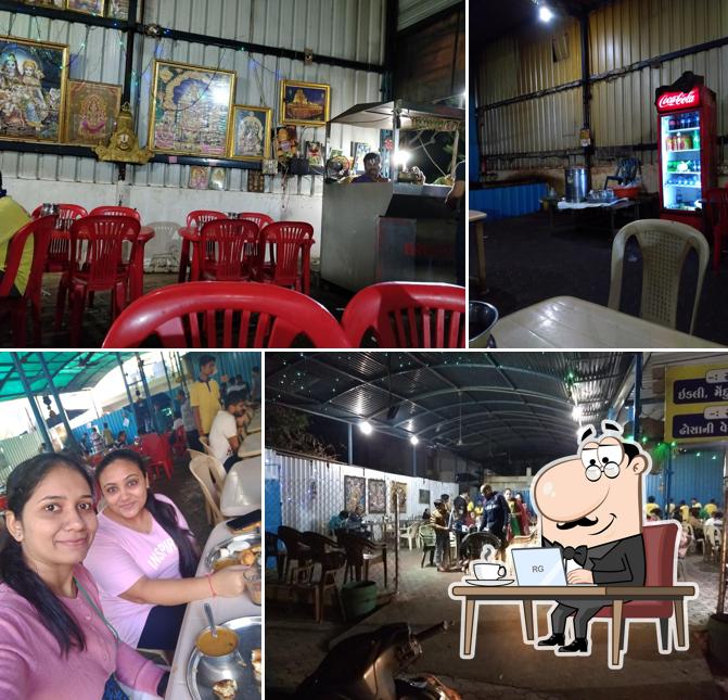 The interior of Tirupati Madras Cafe