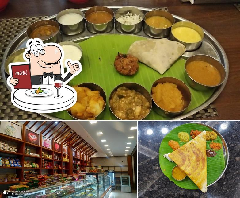 Food at Sri Saravana Bhavan