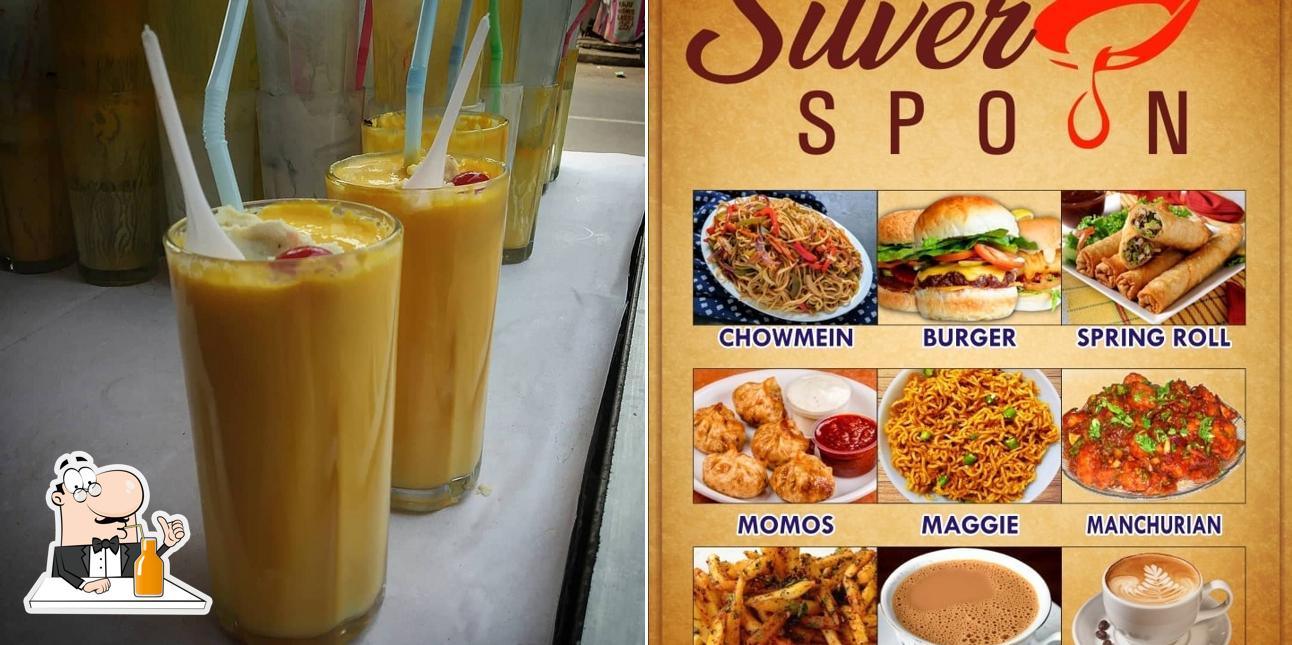 Enjoy a beverage at The Silver Spoon