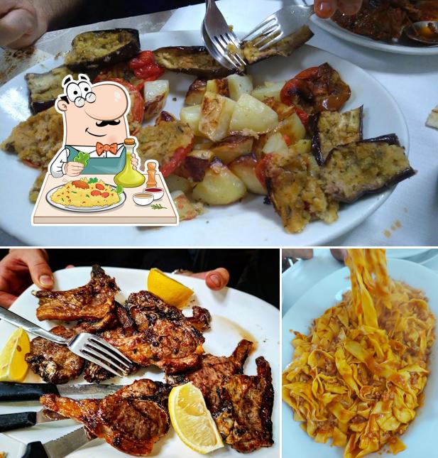 Cibo al Trattoria Il Merlo