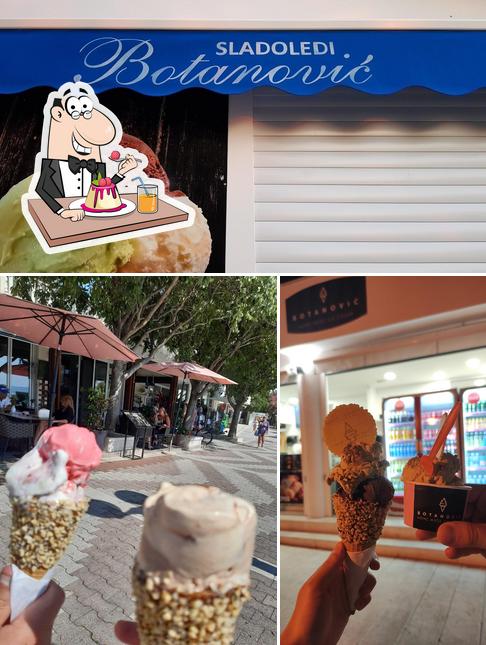 Botanović ice cream Tučepi offre un'ampia varietà di dolci
