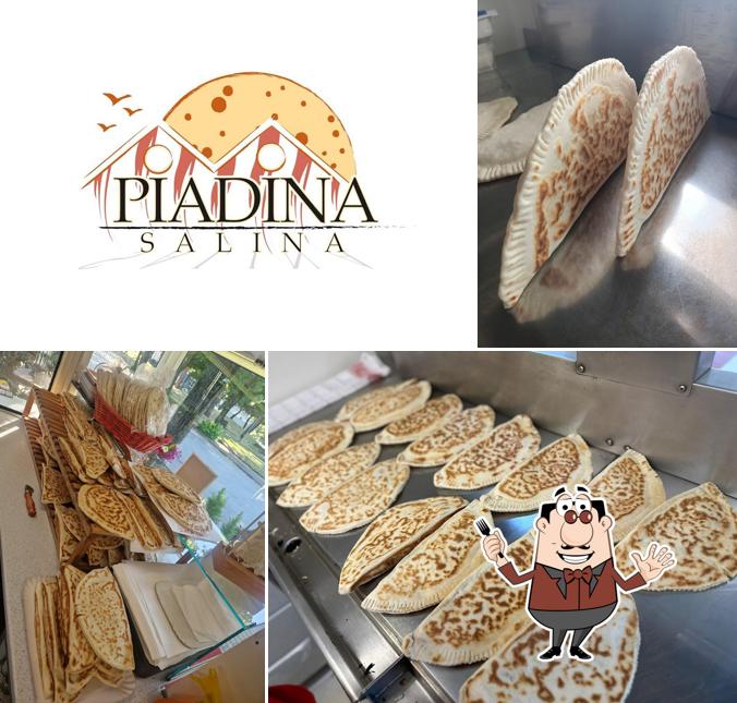 Cibo al Piadina salina