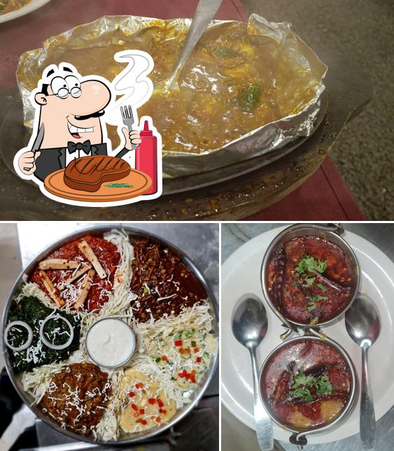 HOTEL SUKHSAGAR PURE VEG serves meat dishes