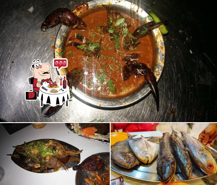 Pick different seafood meals available at Hotel Sunrise kolhapur