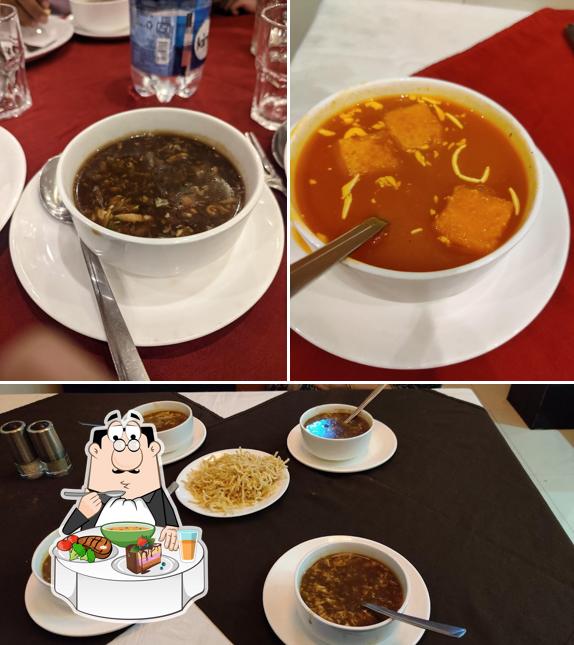 Hot and sour soup at Lilak Restaurant