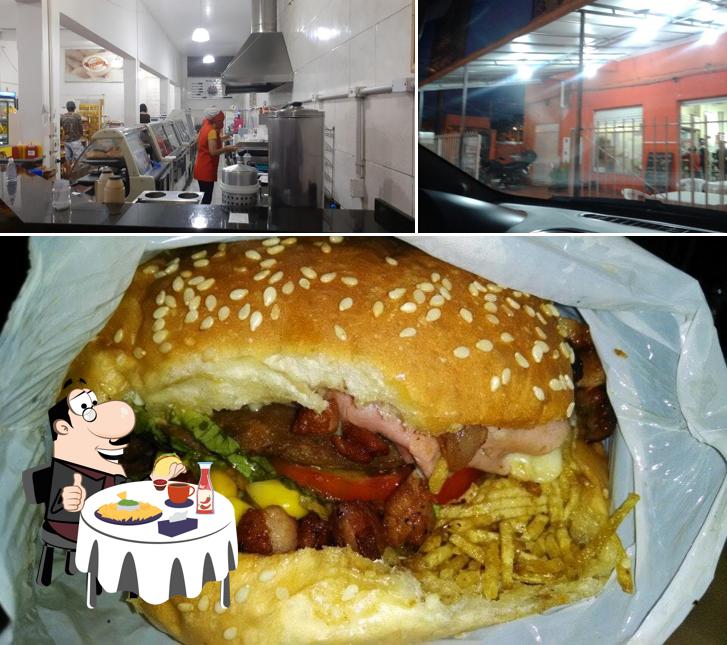 Os hambúrgueres do Panificadora Gislaine irão satisfazer uma variedade de gostos
