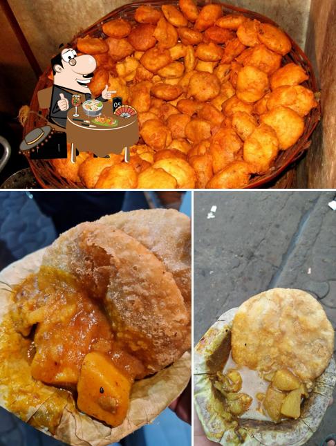 Food at Potla's Snack
