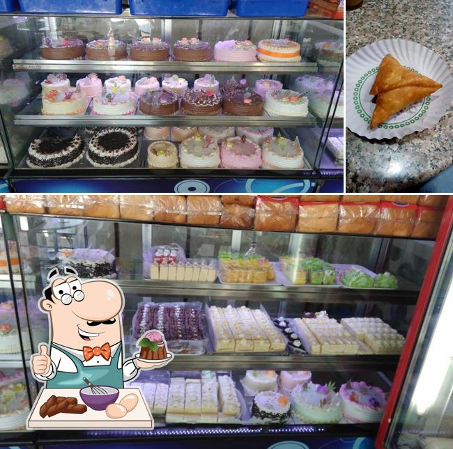 Aroma Bakery serves a number of sweet dishes