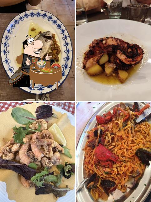 Cibo al Ristorante Trattoria Il Mare