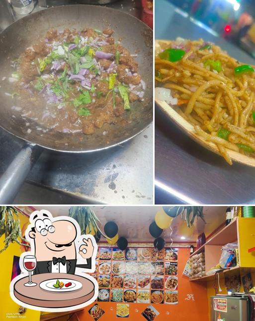 Meals at Shree Lakshmi Narasimha Swami chats corner