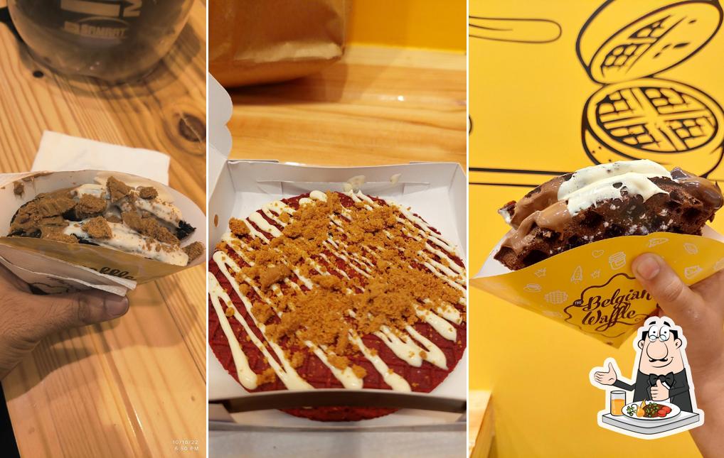 Food at The Belgian Waffle Co