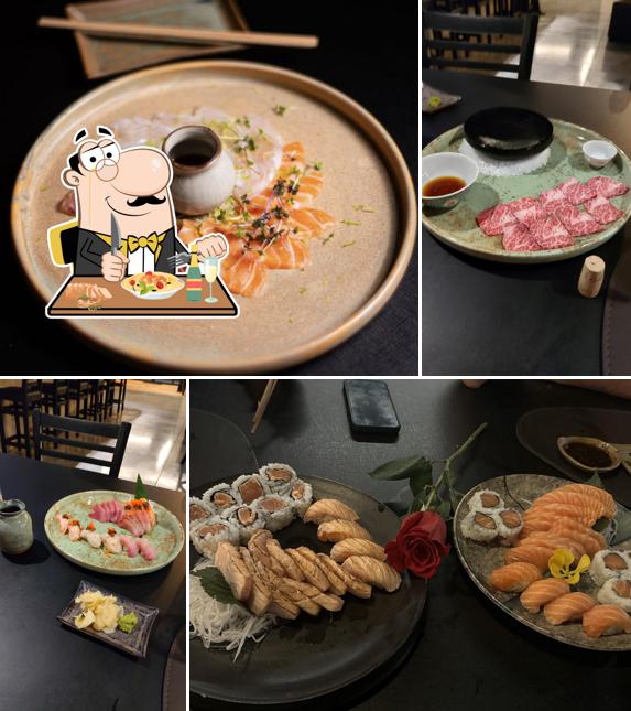 Platos en Wabi-Sabi Restaurante Japonês