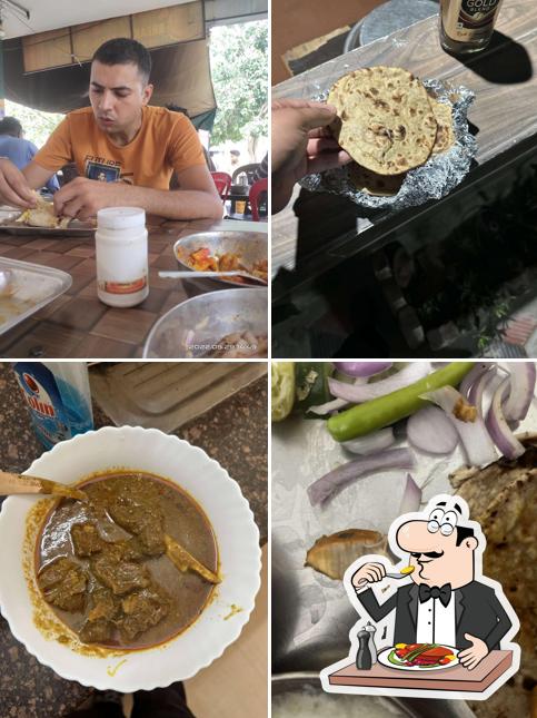 Food at Amritsari Dhaba