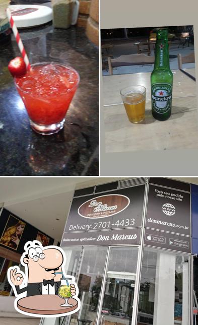 A imagem a Don Marcus Botequim E Pizzaria - Alcântara’s bebida e exterior