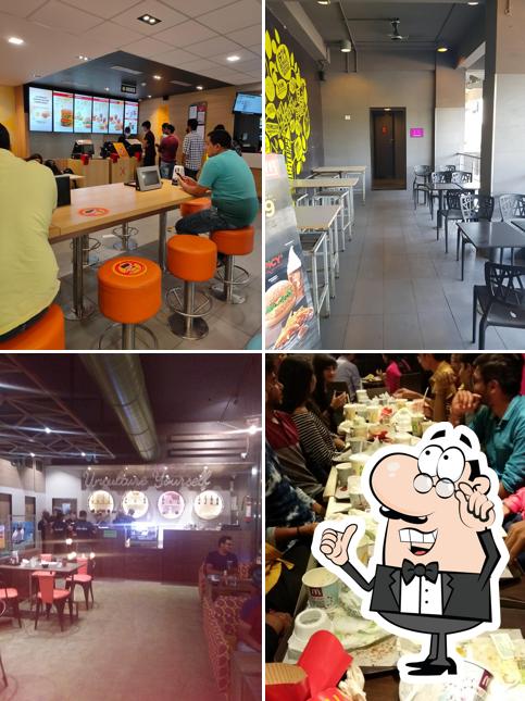 The interior of McDonald's