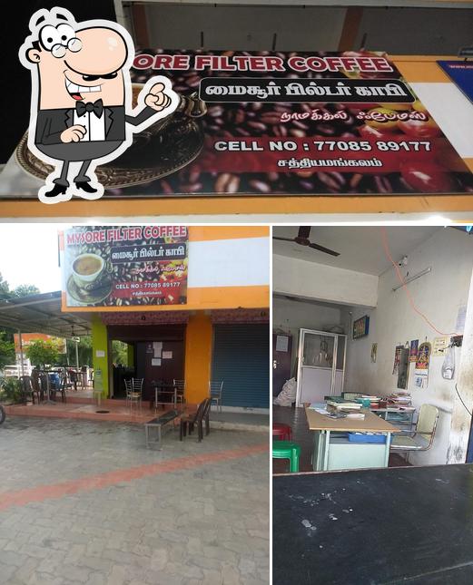 Among various things one can find interior and beverage at MYSORE FILTER COFFEE & RICH NALAN FOODS