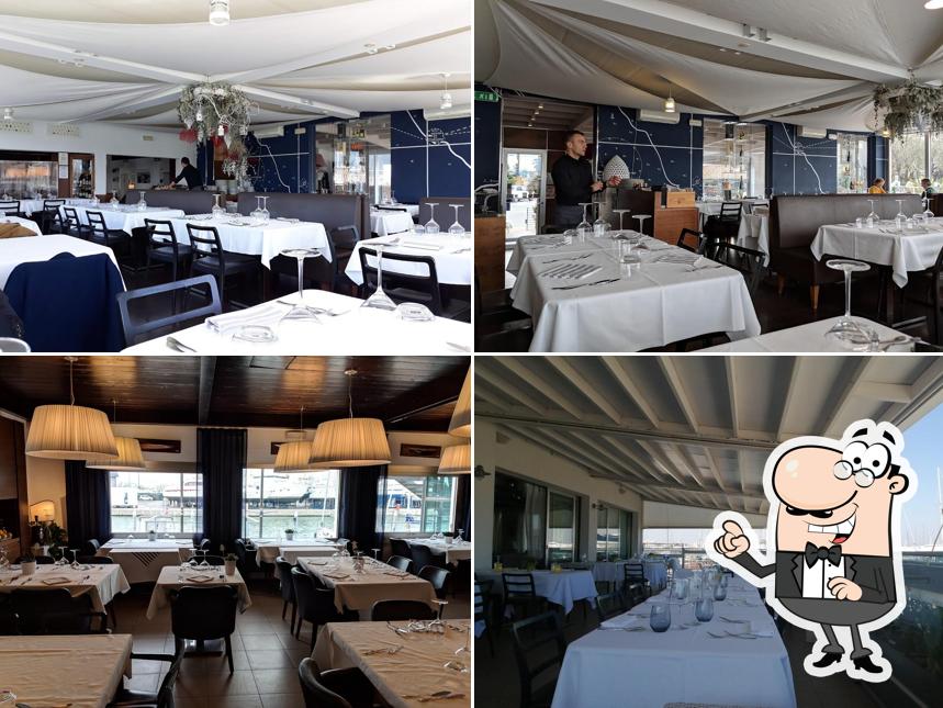 Gli interni di Ristorante Club Nautico Rimini