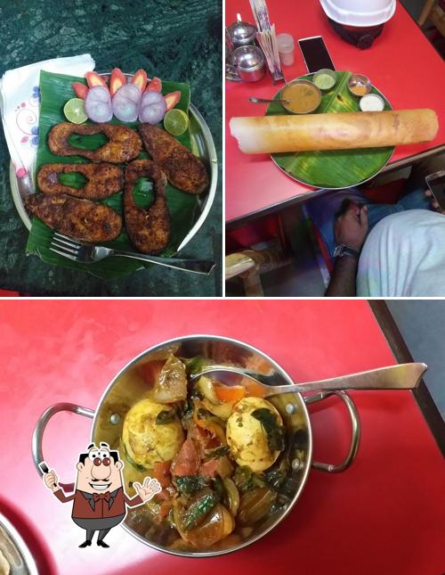 Meals at Annai South indian Kitchen
