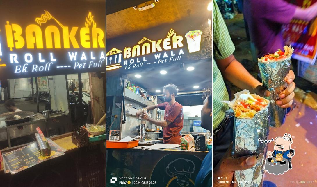 Meals at Banker Roll Wala Best Roll shop