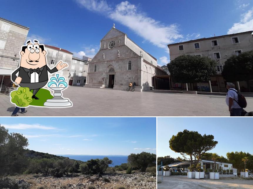 Dai un’occhiata alla immagine che presenta la esterno e interni di Beach bar Flamingo