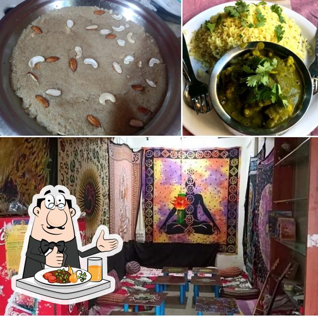 Take a look at the picture displaying food and interior at Cafe Milega