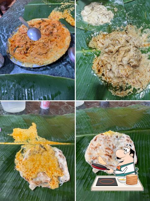 Pancakes at Master Parotta Stall