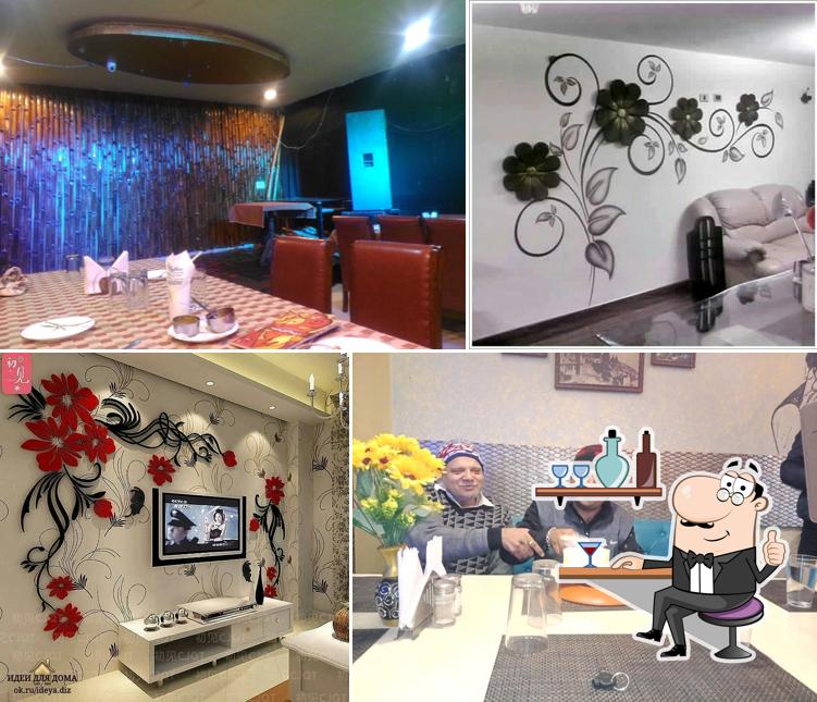 The interior of Rhythm Restaurant
