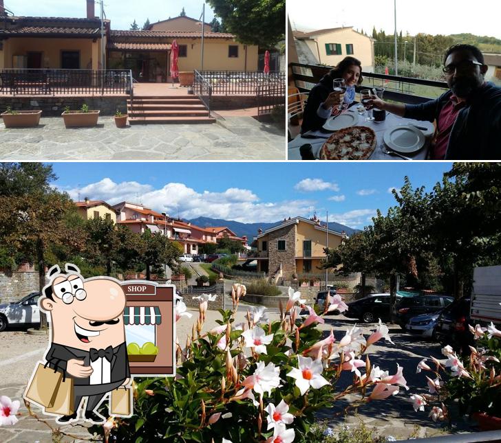 I Fratelli Giusti si caratterizza per la esterno e tavolo da pranzo