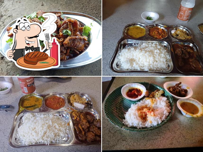 Pick meat meals from the menu