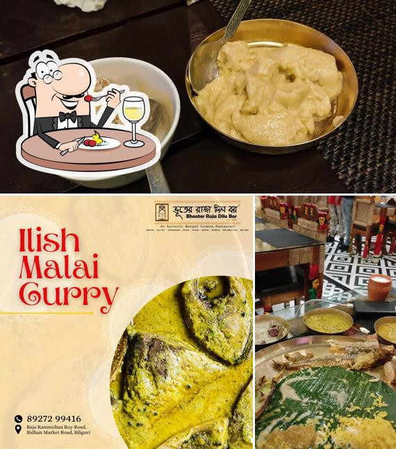 Food at Bhooter Raja Dilobor Siliguri