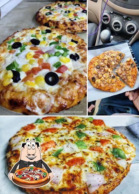 Pick pizza at Shree’s Café