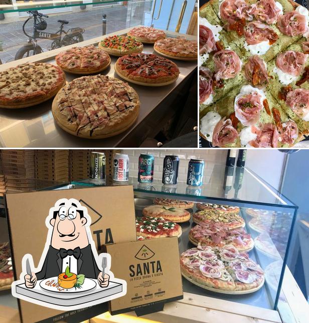 Cibo al Santa Pizza Delivery - Pizza d'asporto e Consegna a domicilio