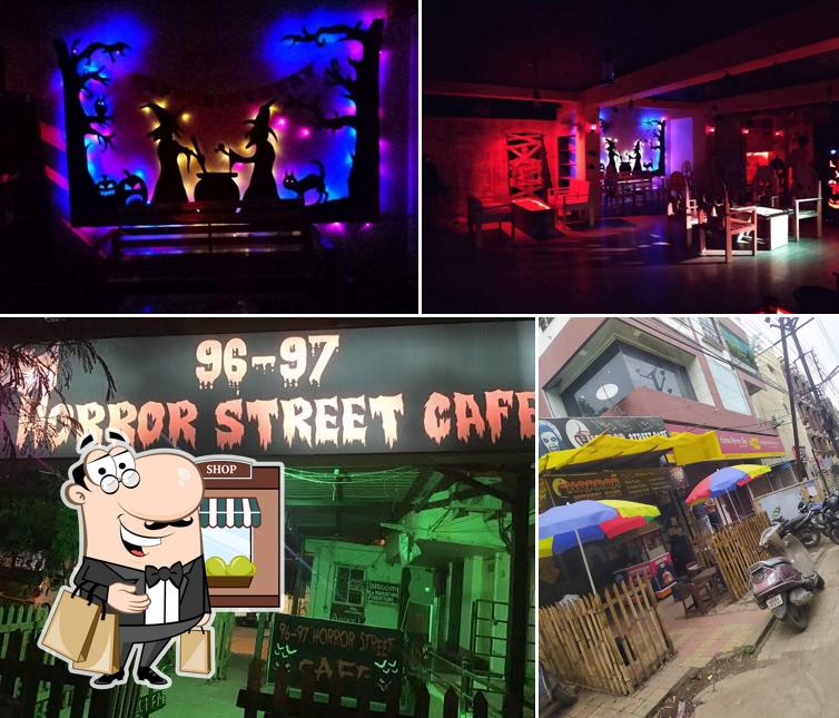 Take a look at the photo displaying exterior and interior at 96-97 Horror Street Cafe