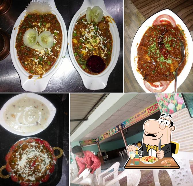 Food at Hotel Om Sai Lodging & Boarding