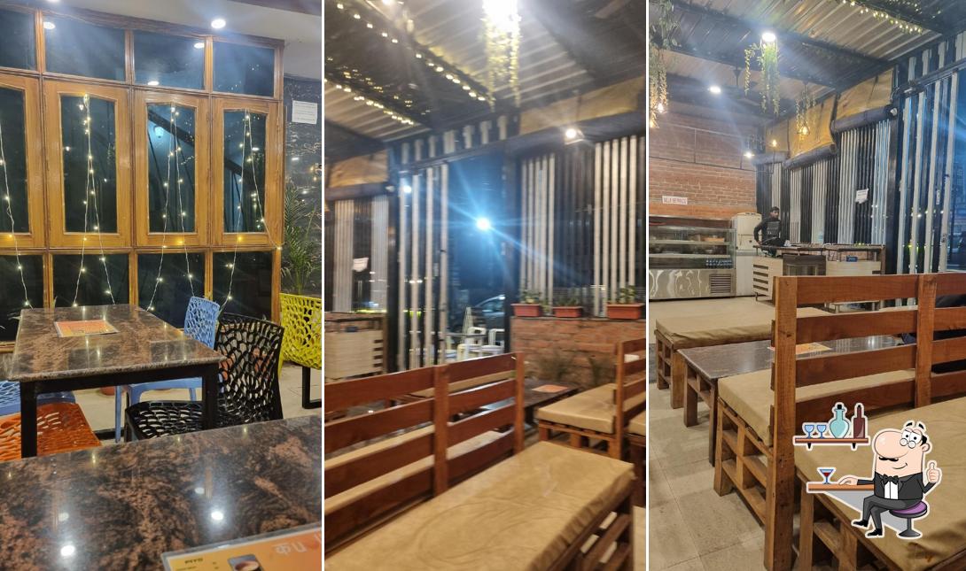 The interior of Kullad Cafe