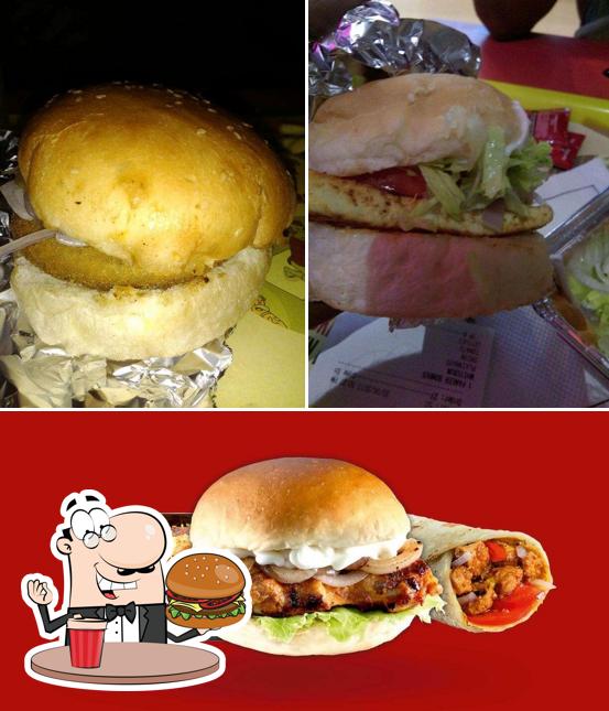 Get a burger at RushHrs