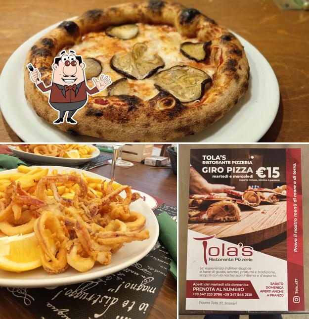 La foto della cibo e interni di Tola's Pizzeria Ristorante