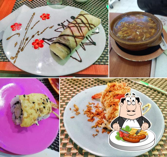 Cibo al Ristorante Asiatico Iper Gusto