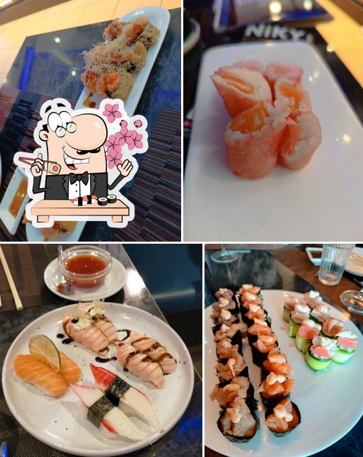 Ordina le varie opzioni di sushi