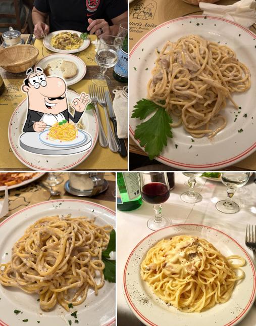 Spaghetti alla carbonara al Trattoria Anita