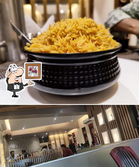 The interior of KHALIDS BIRIYANI SIGNATURE R S PURAM