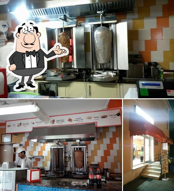 Gli interni di L'Originale Kebab