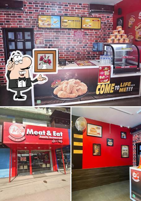 The interior of Meat & Eat