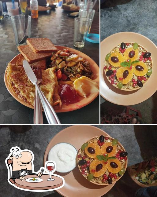 Food at Moksha Cafe
