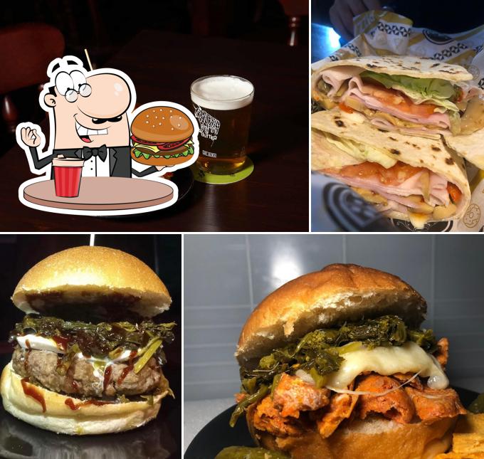 Ordina un hamburger a Il Santo Bevitore