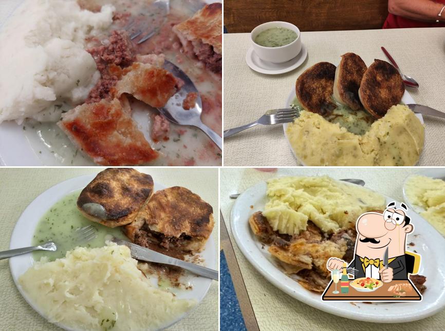 Food at Arments Pie & Mash