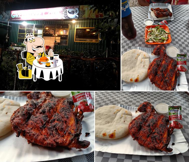 Food at GreenTree Cafe, Pallichirangara