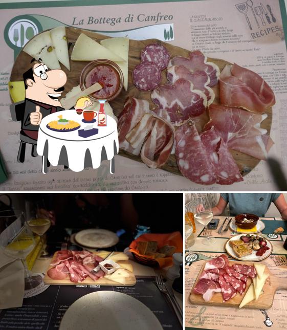 Piatto di formaggi al La Bottega di Canfreo
