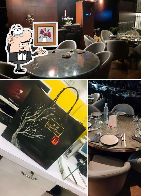 Take a seat at one of the tables at Royal China